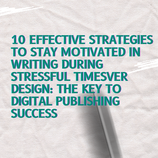 10 Effective Strategies to Stay Motivated in Writing During Stressful Times
